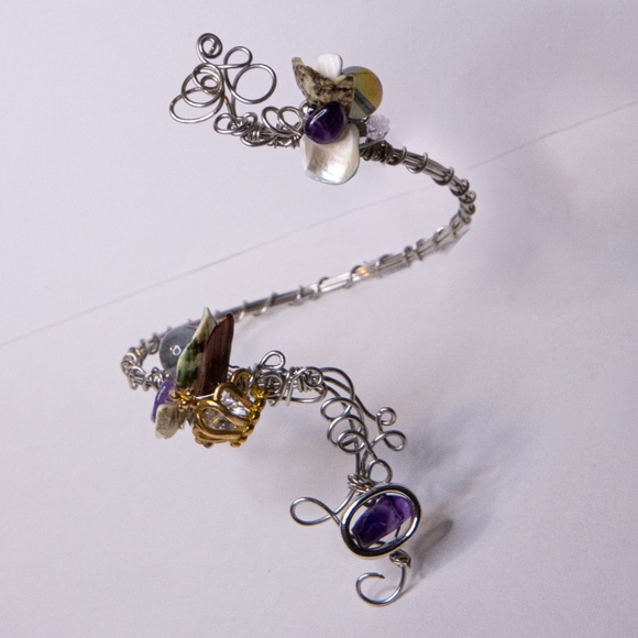 Handmade Upper Arm Cuff inspired by a shipwreck 🧜♀️🐚🫧 : Adjustable Armlet - Picture 5 of 7